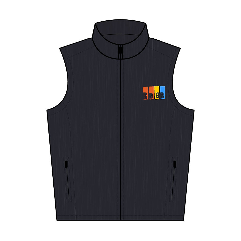Thumbnail: Men's Soft Shell Vest - Customized Outerwear, Perfect for Work, Casual Wear, 