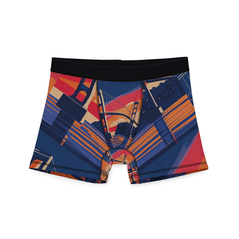 Thumbnail: Stylish Men's Boxers - Colorful Graphic Underwear, Trendy Gifts for Him, 