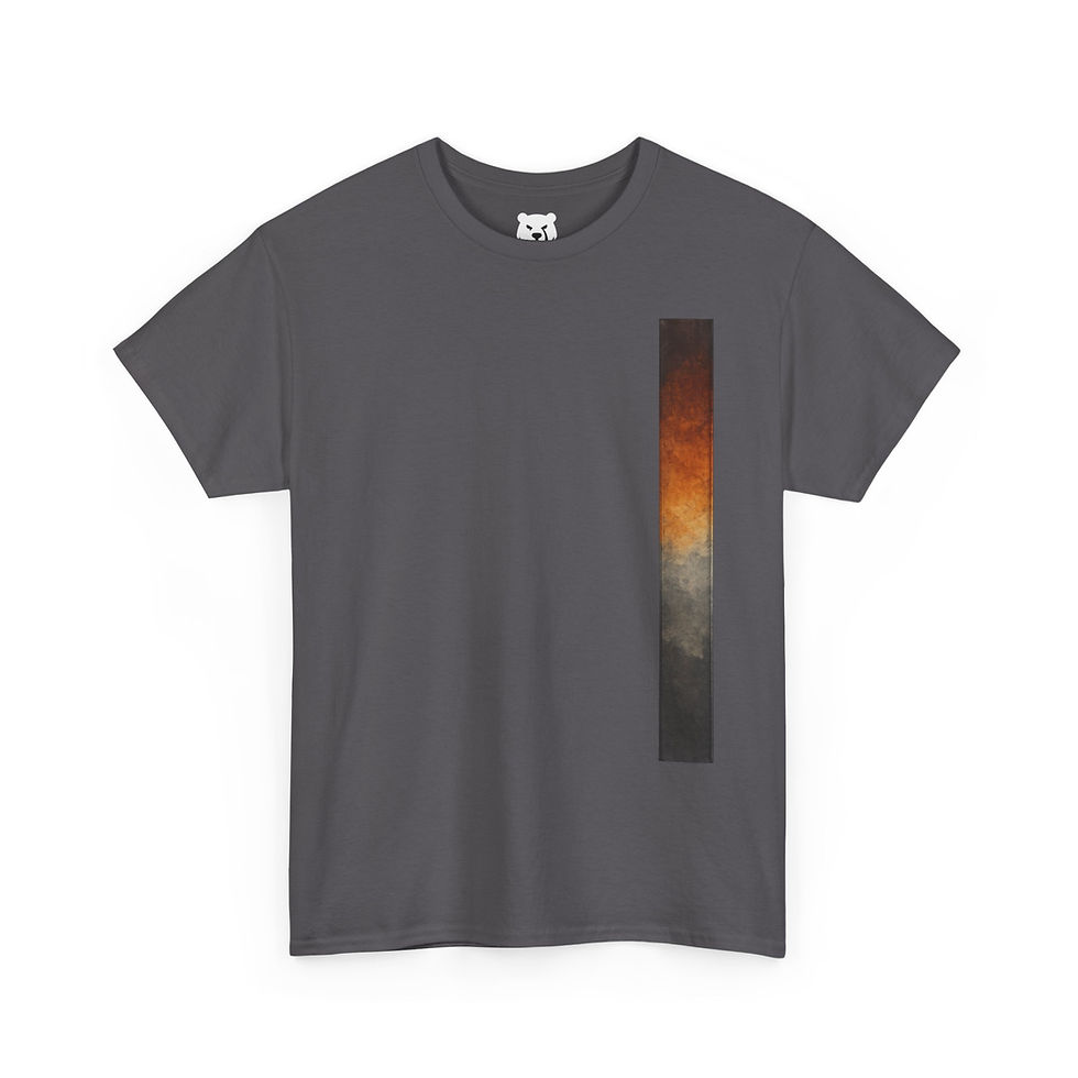 Thumbnail: Left Code Vertical Stripe Tee - Premium Mens Graphic T Shirt 