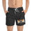 Thumbnail: Premium Black Swim Trunks with Minimal Bear Patch