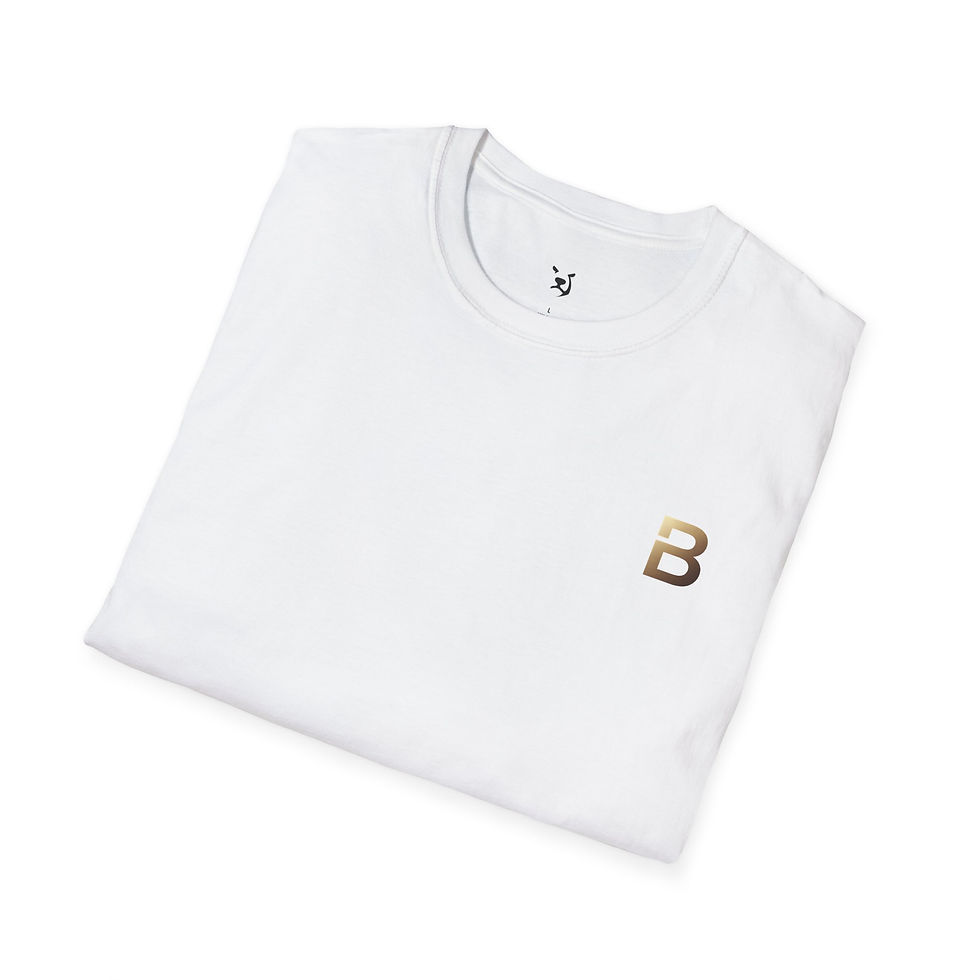 Thumbnail: Minimal Gold B Logo T-Shirt