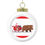 Thumbnail: Christmas Ball Ornament with Fun Designs, Holiday Decoration,