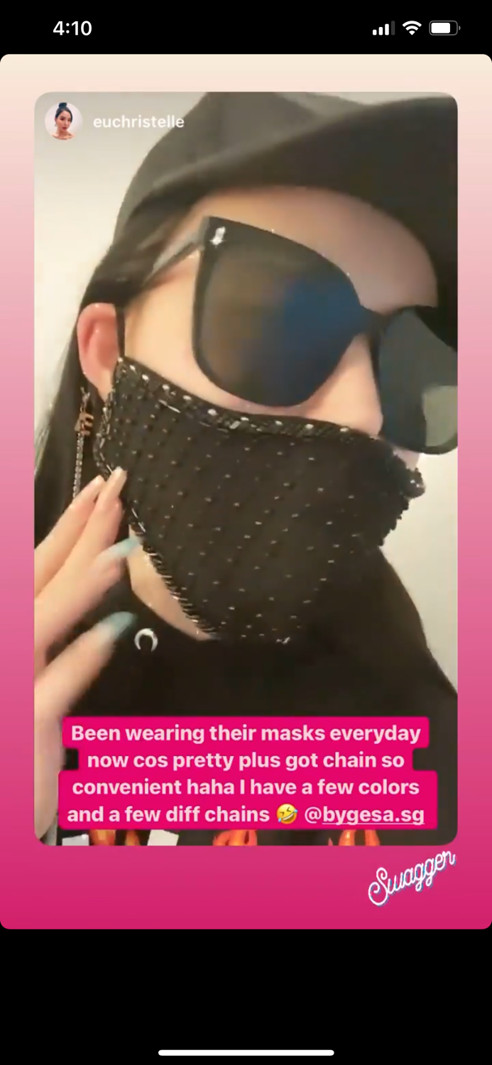 Thumbnail: Fully Beaded Face Mask