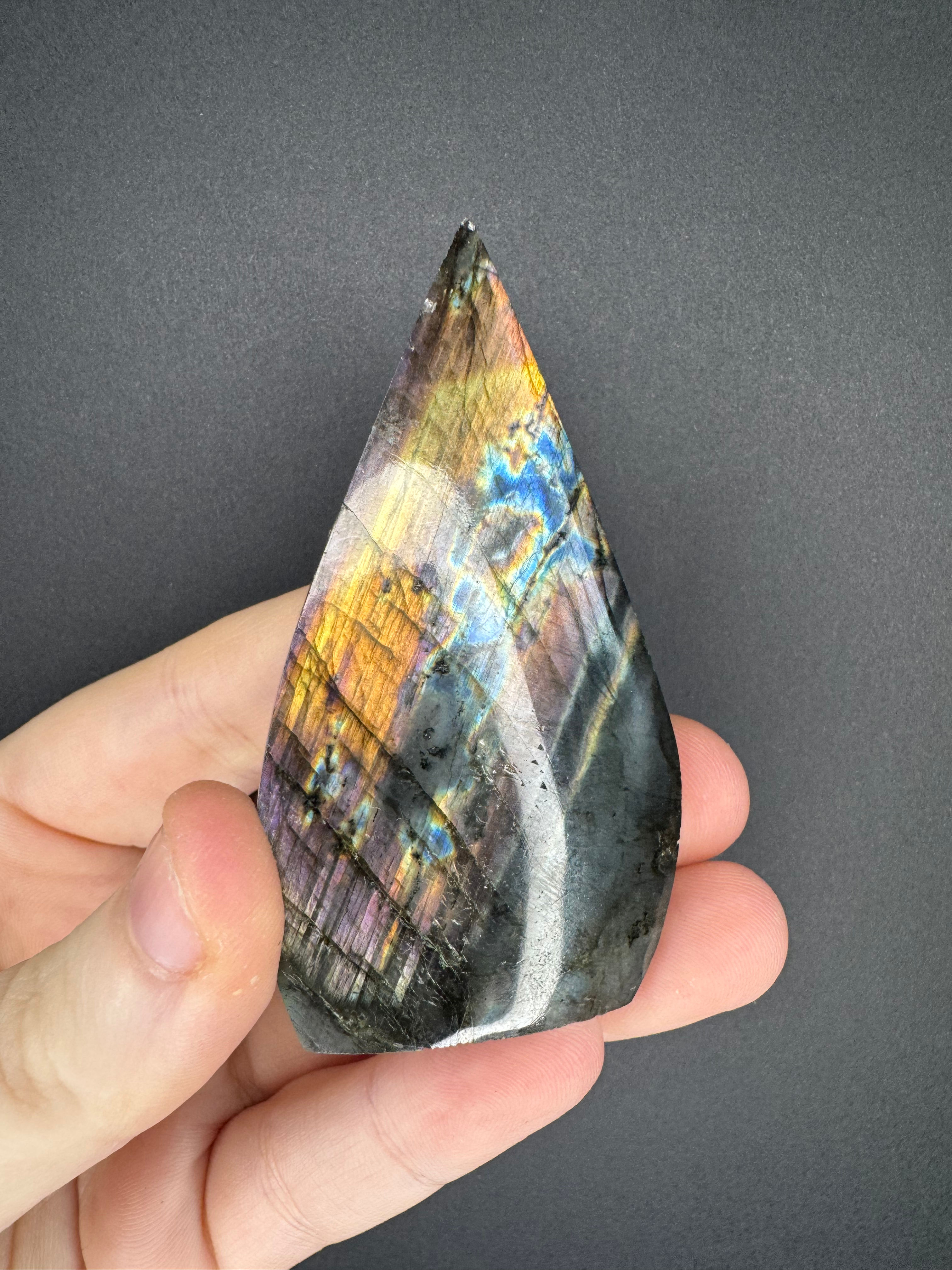 Spectrolite (labradorite from Finland) freeform 55g sf4