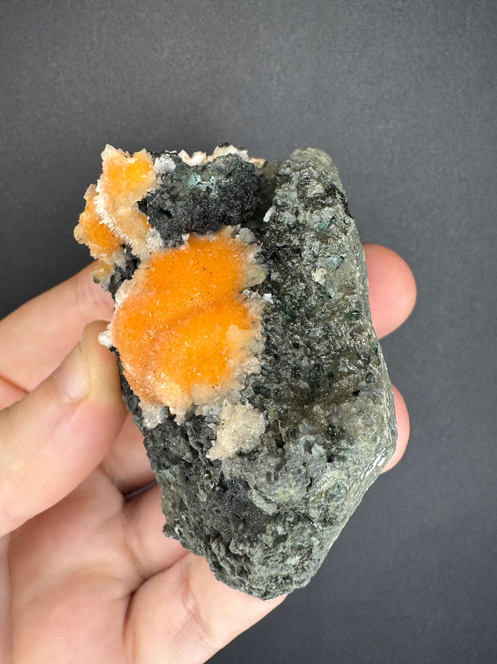Thumbnail: Orange Thomsonite specimen 83g ts7