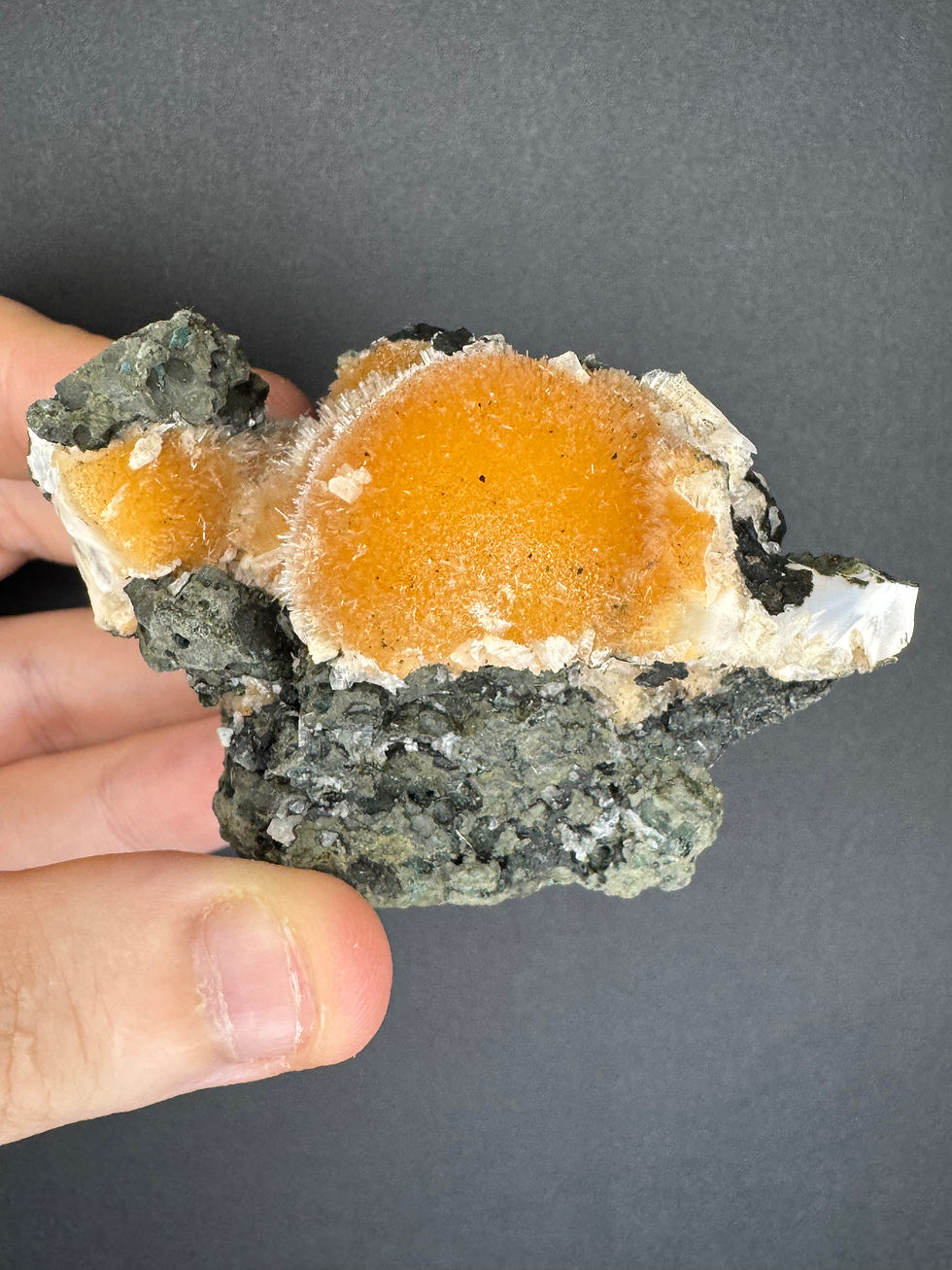 Thumbnail: Orange Thomsonite specimen 78g ts2