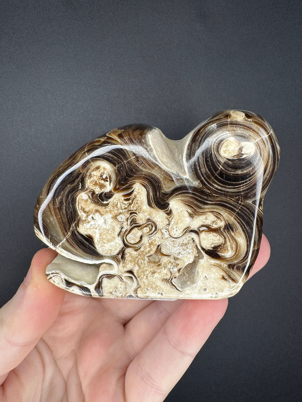 Thumbnail: Chocolate calcite freeform 189g cf3