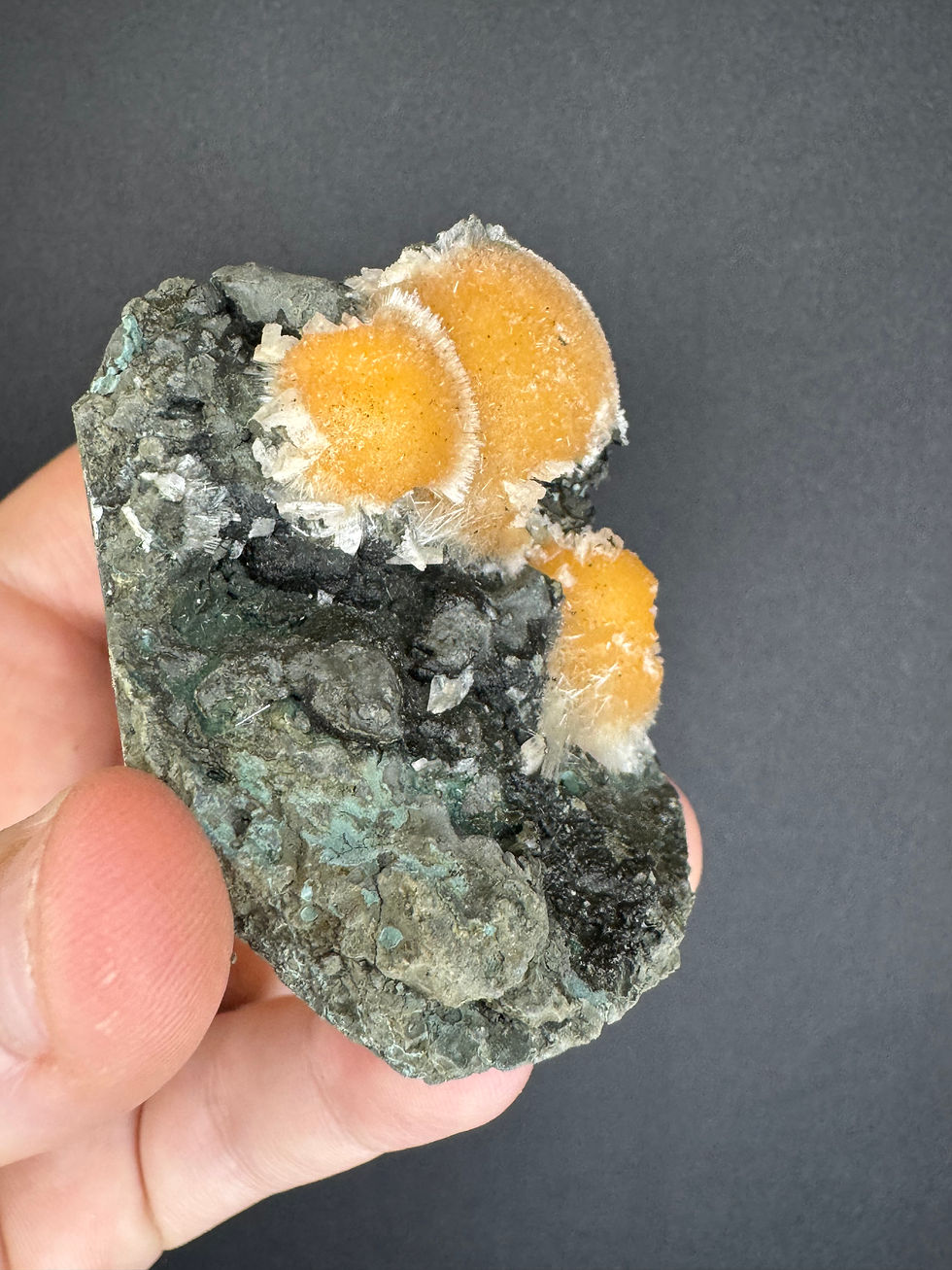 Thumbnail: Orange Thomsonite specimen 73g ts8