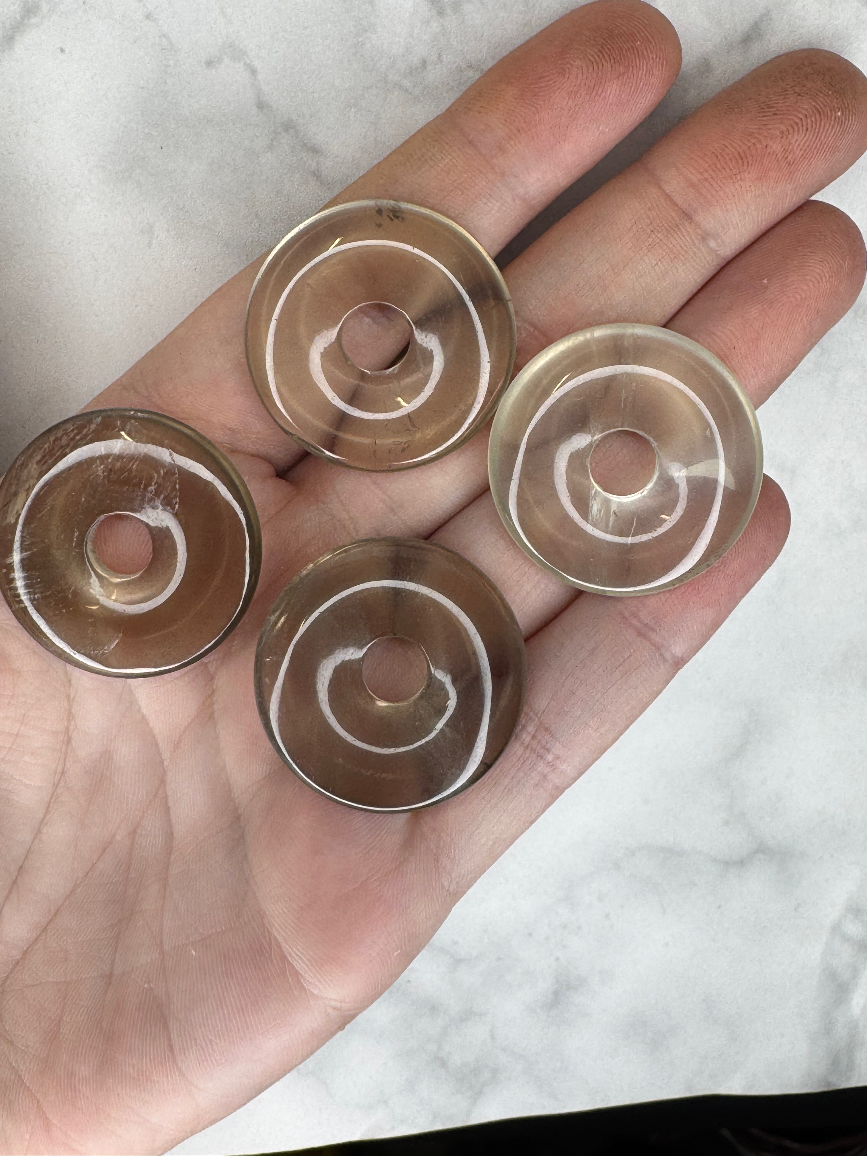 Smoky quartz donut random pick 