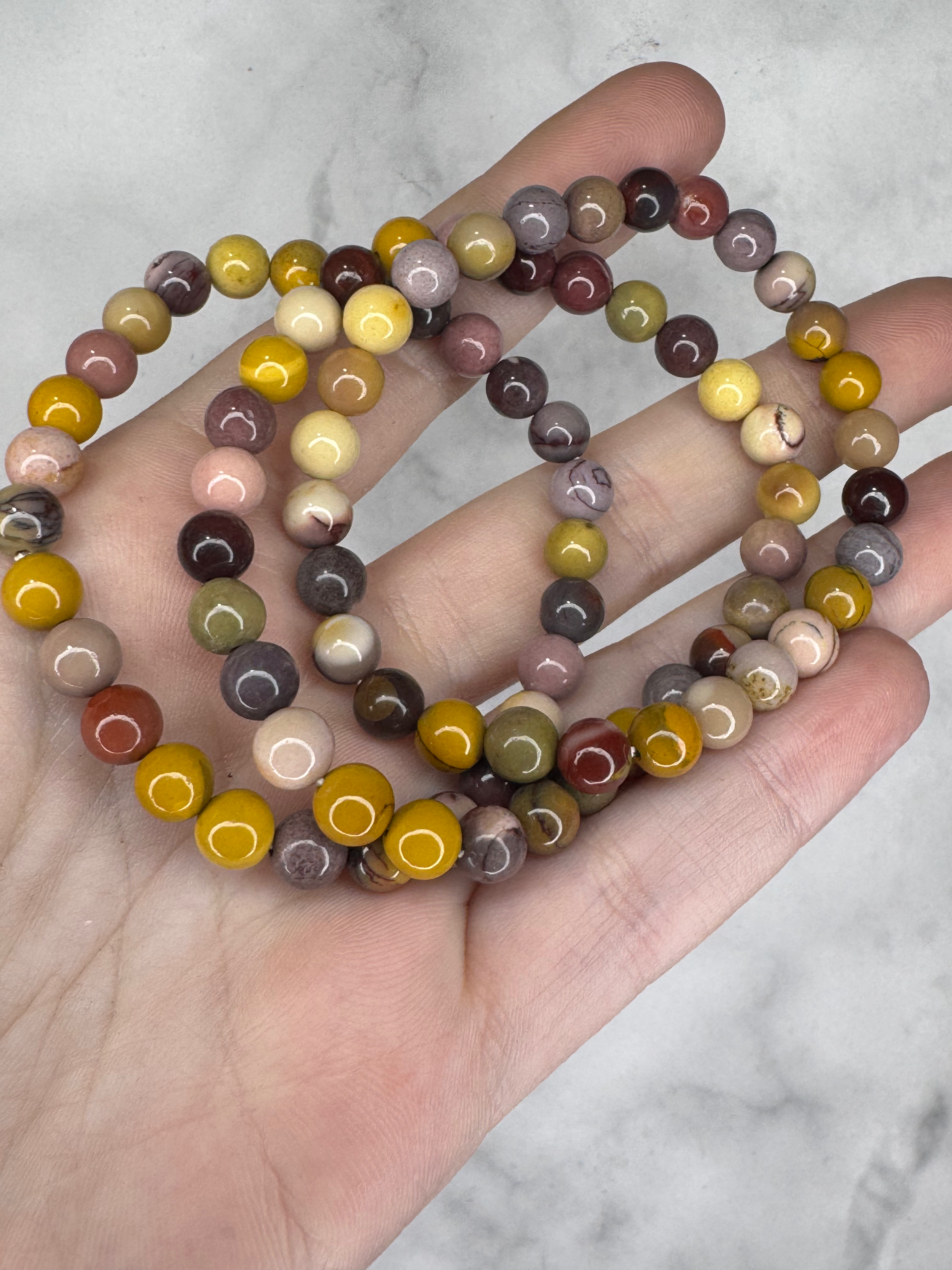 Mookaite 6mm bracelet