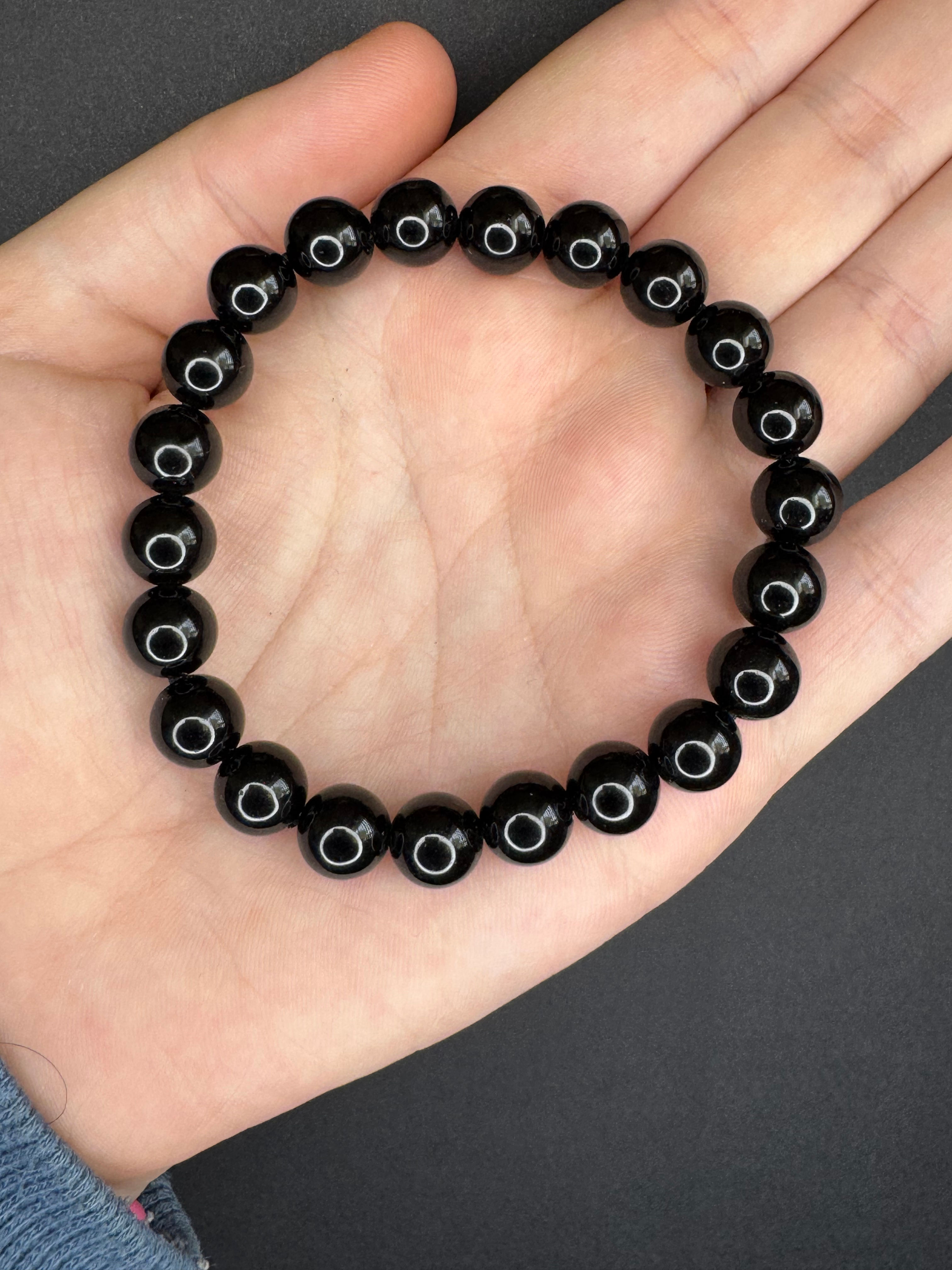 Black amethyst bracelet 