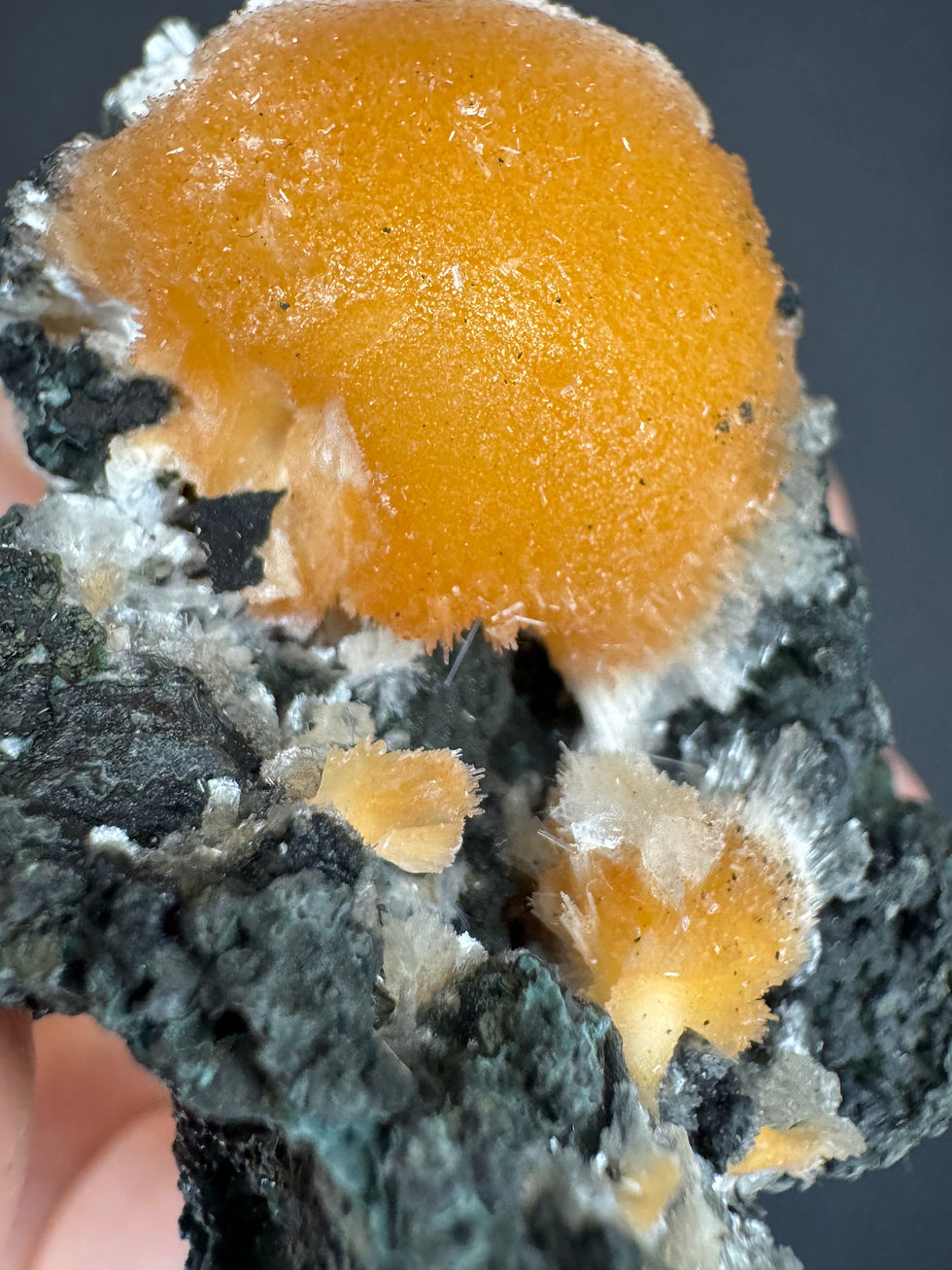 Thumbnail: Orange Thomsonite specimen 41g ts4