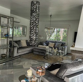 Wohnzimmer der Privatvilla