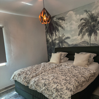 Schlafzimmer der Privatvilla 