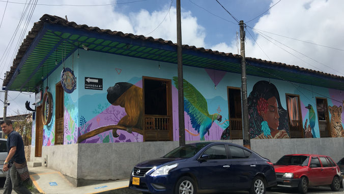 Casa Filandia Quindío Eje Cafetero Colombiano
Arte Callejero / Murales Aves y Biodiversidad