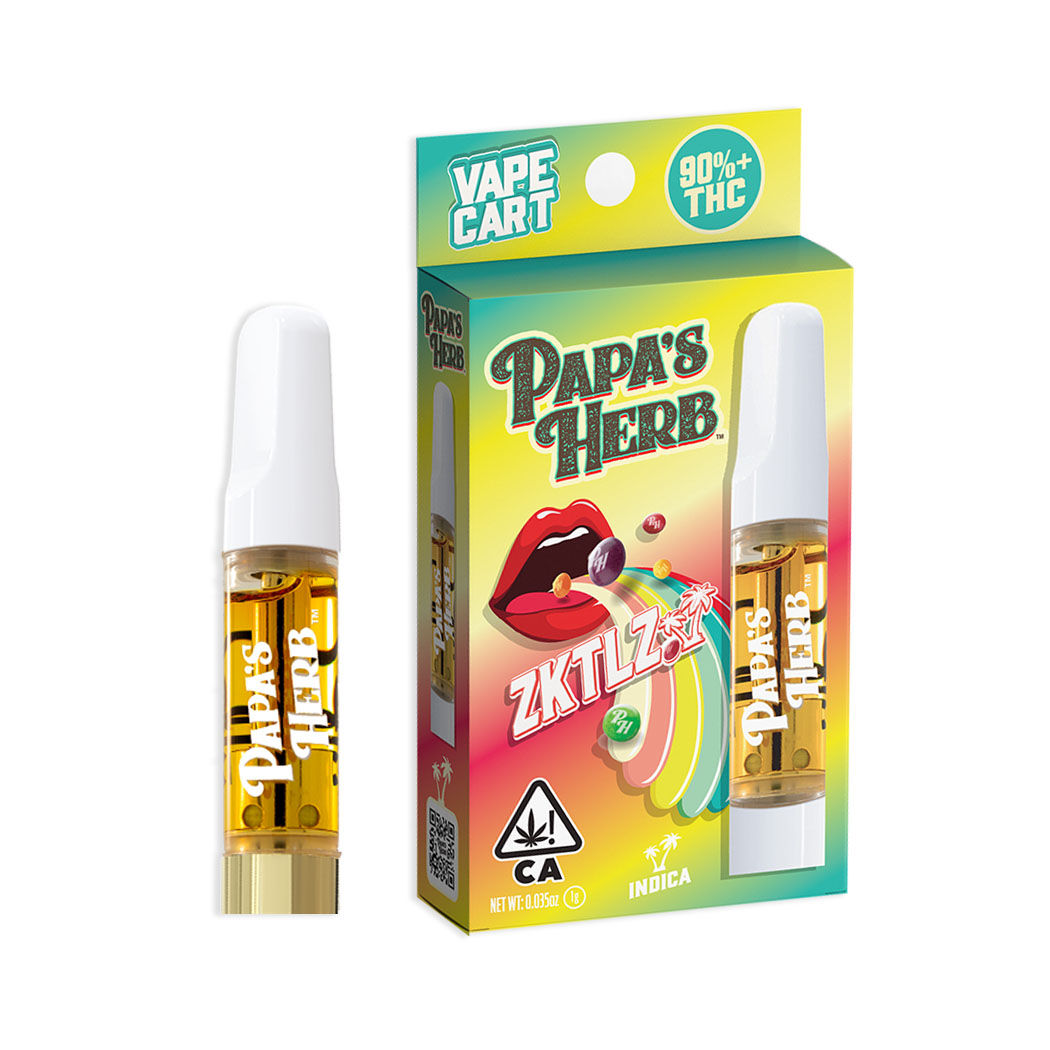 Papa's Herb Cartridge Full Gram ZKTLZ(I) 33 1g (87.72% THC)