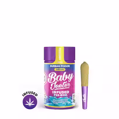 Jeeters Baby Infused PreRoll 5-Pack Durban Poison (S) 2.5g (41.49%THC)