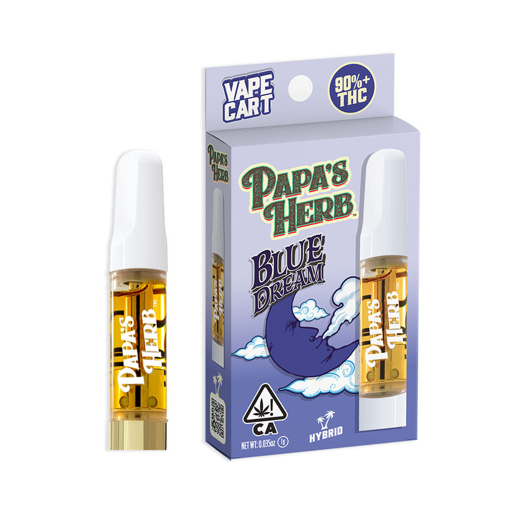 Papa's Herb Cartridge Full Gram Blue Dream (S) 1g (94.76%THC)