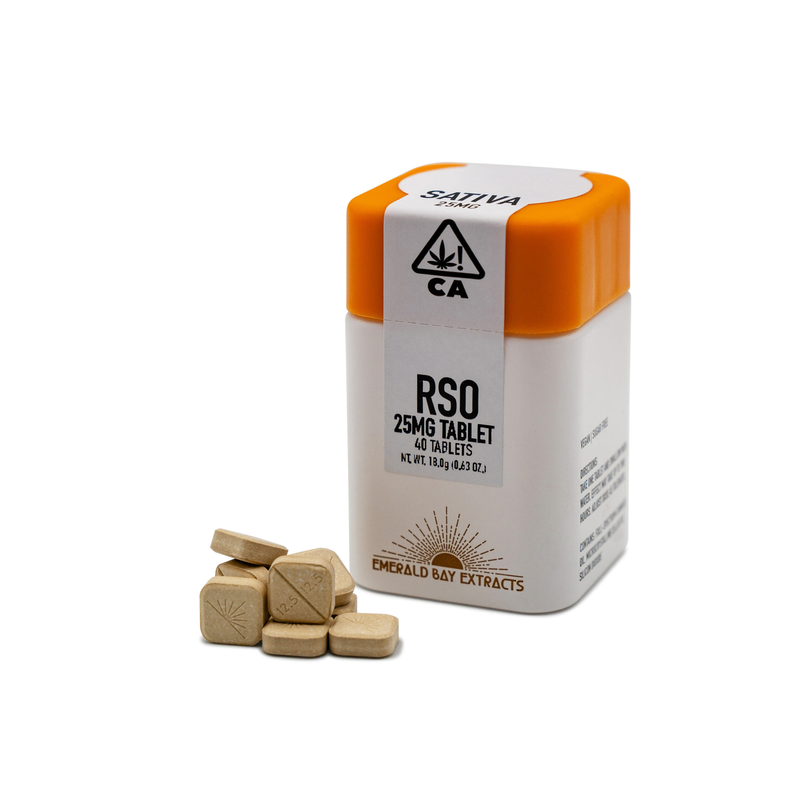 Emerald Bay Extracts RSO Tablets Blue Dream (S) 25mg x 40; 1000mg