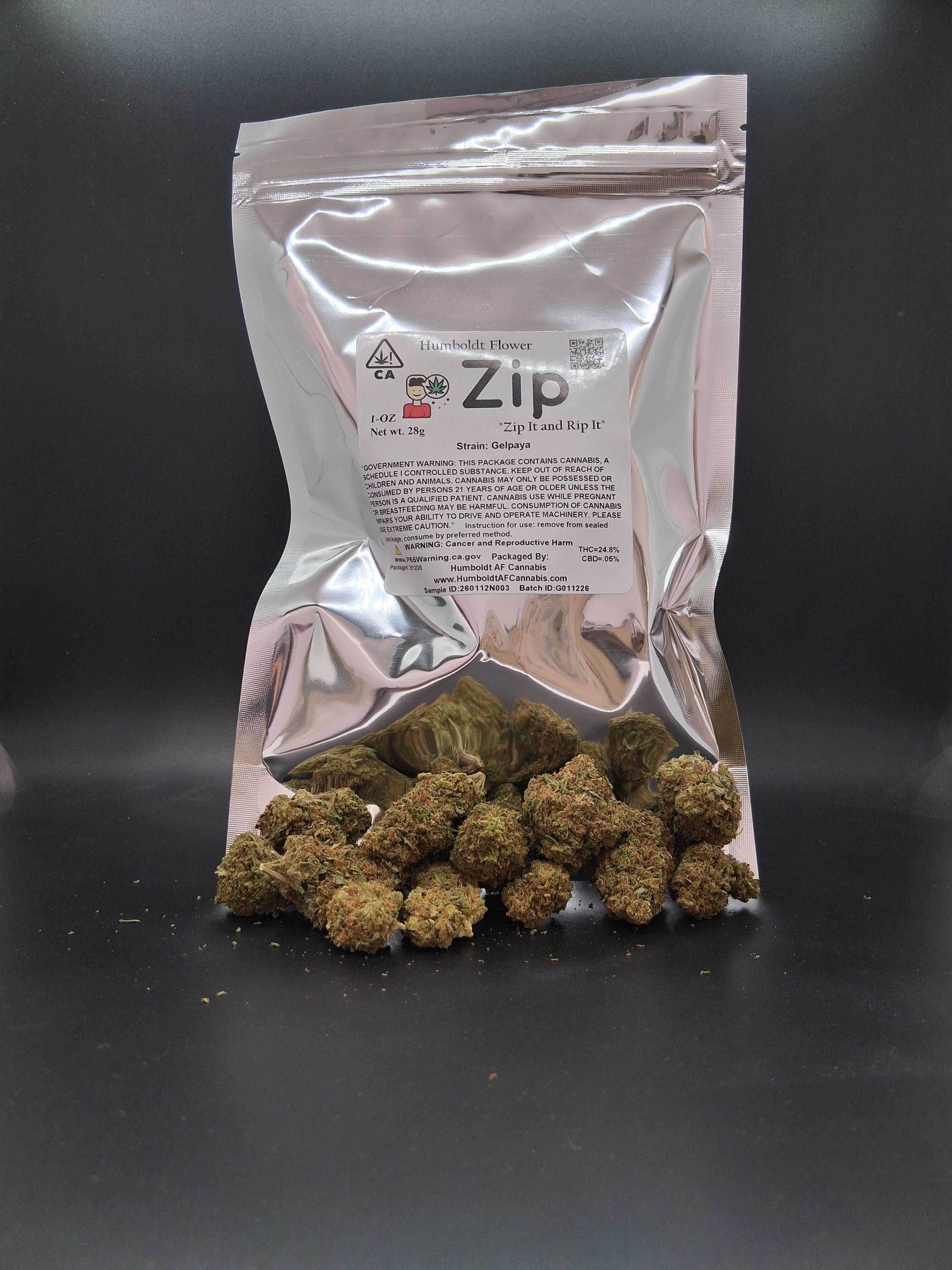 Zip 1oz Gelpaya (H-I/S) (24.8%THC) 28g
