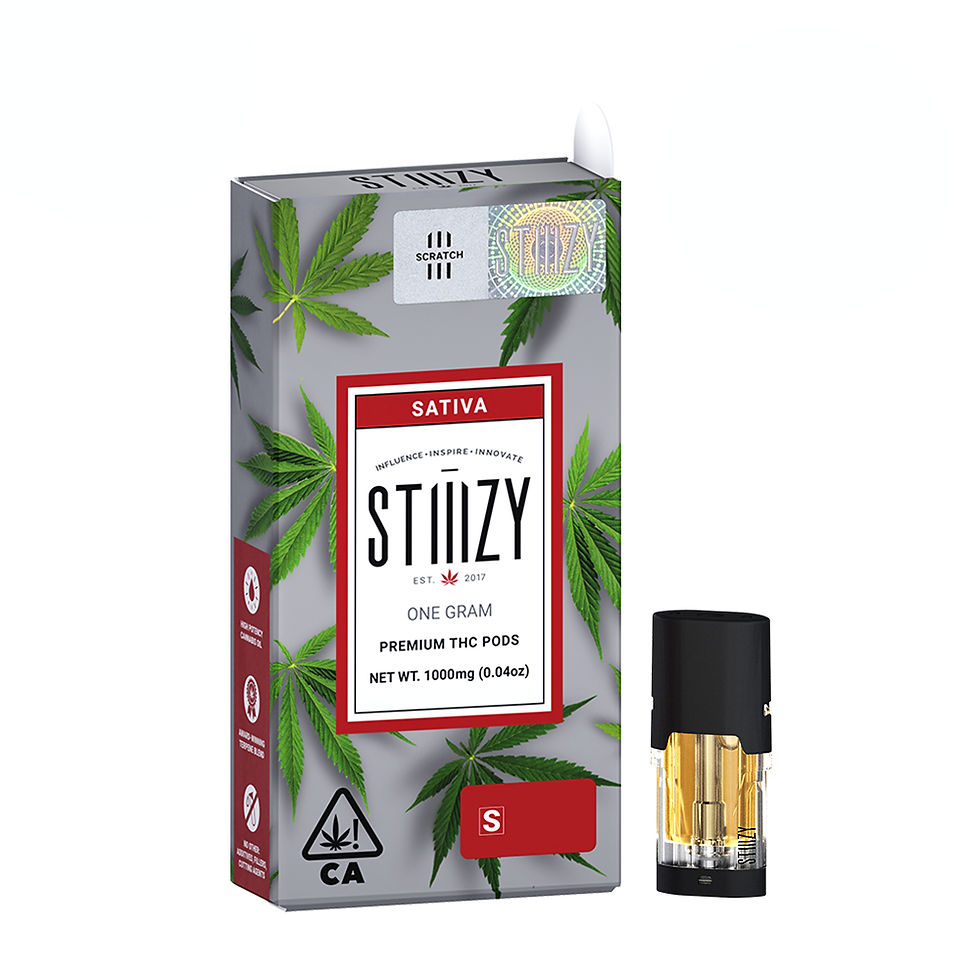 Stiiizy Pod Original Full Gram Sour Diesel (S) 1g (85.35% THC)