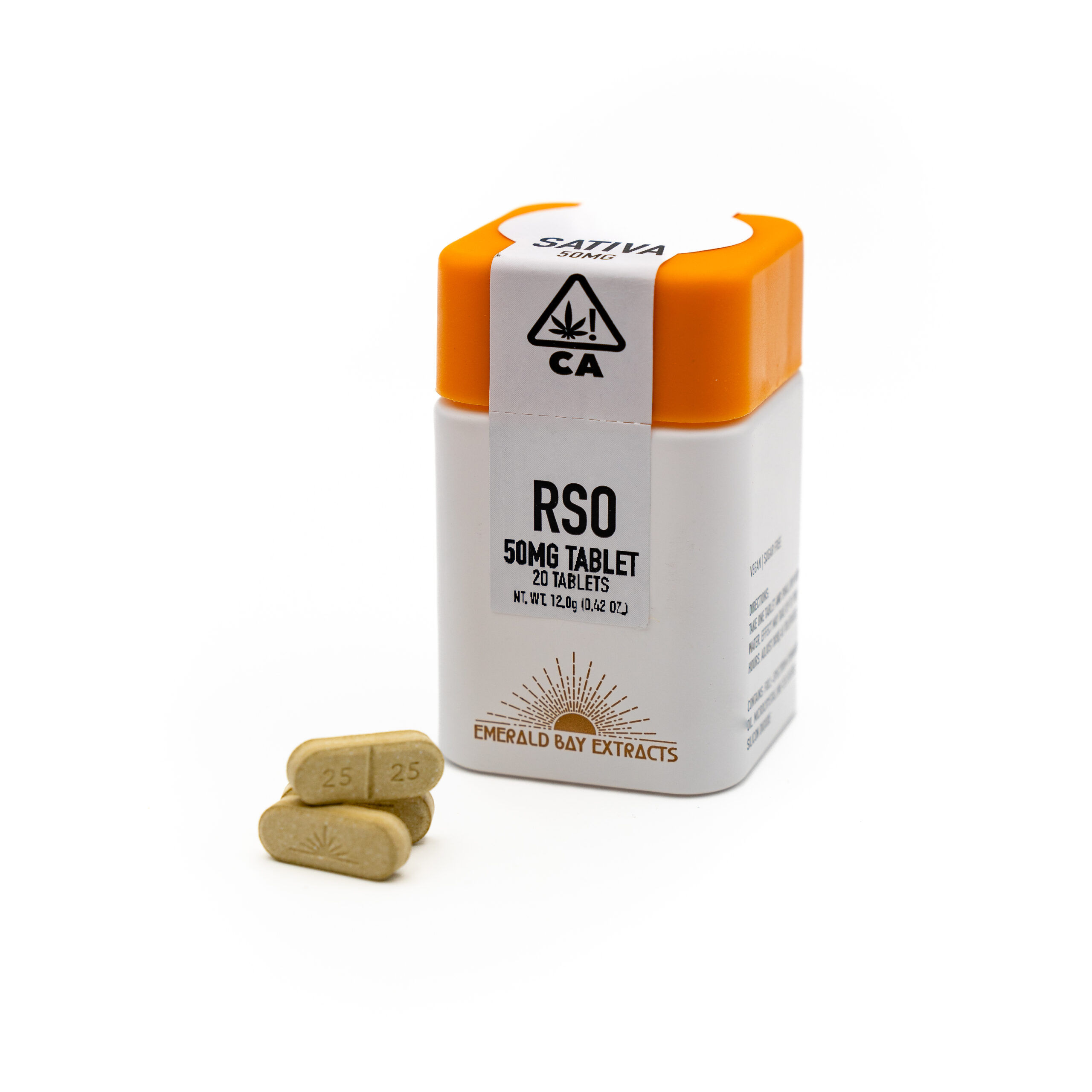 Emerald Bay Extracts RSO Tablets Strawberry Cough (S) 50mg x 20; 1000mg