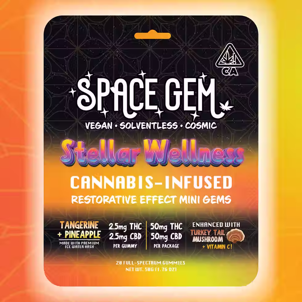 Space Gem Mini Gems 20pk 1:1 Restorative 50mgTHC/50mgCBD