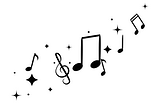 Decorative image of music