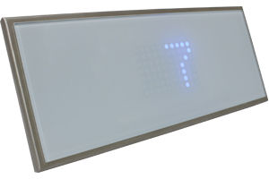 Display de batente Inox Glass