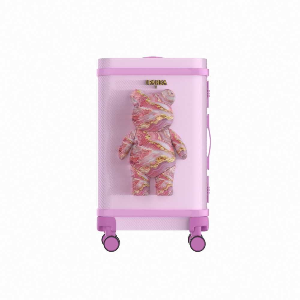 iPanda Sugar Cube Suitcase Art Edition PINK