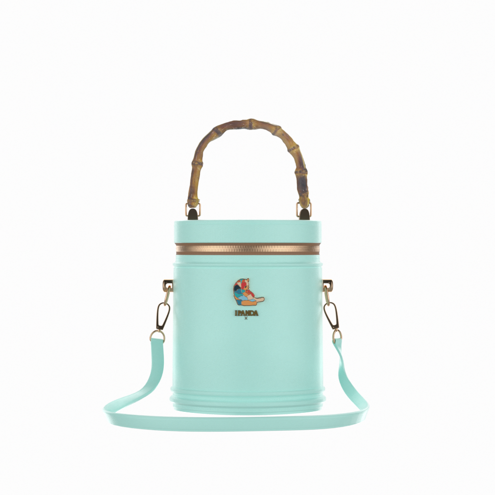 iPanda Sugar Cane Bucket Bag MINT