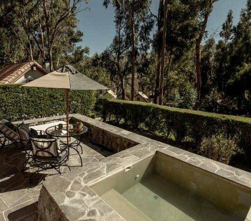 Piscine privée chauffée sur la terrasse d'une Casita Valley View face au Canyon du Colca à Las Casitas, A Belmond Hotel