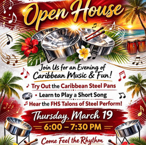 Free Steel Pans Lessons & Concert - March 19th!