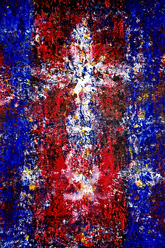 attila konnyu painting – vertical silence –  buy abstract paintings