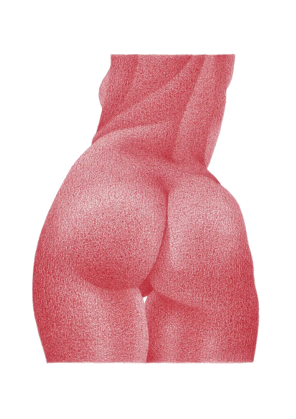 My Body, My Choice, illustration aux crayons de couleurs sur papier de marie casays