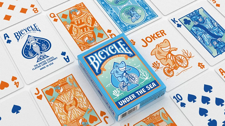 Thumbnail: Bicycle Under the Sea Playing Cards (Bicycle啤牌-海底世界鯊魚撲克牌)