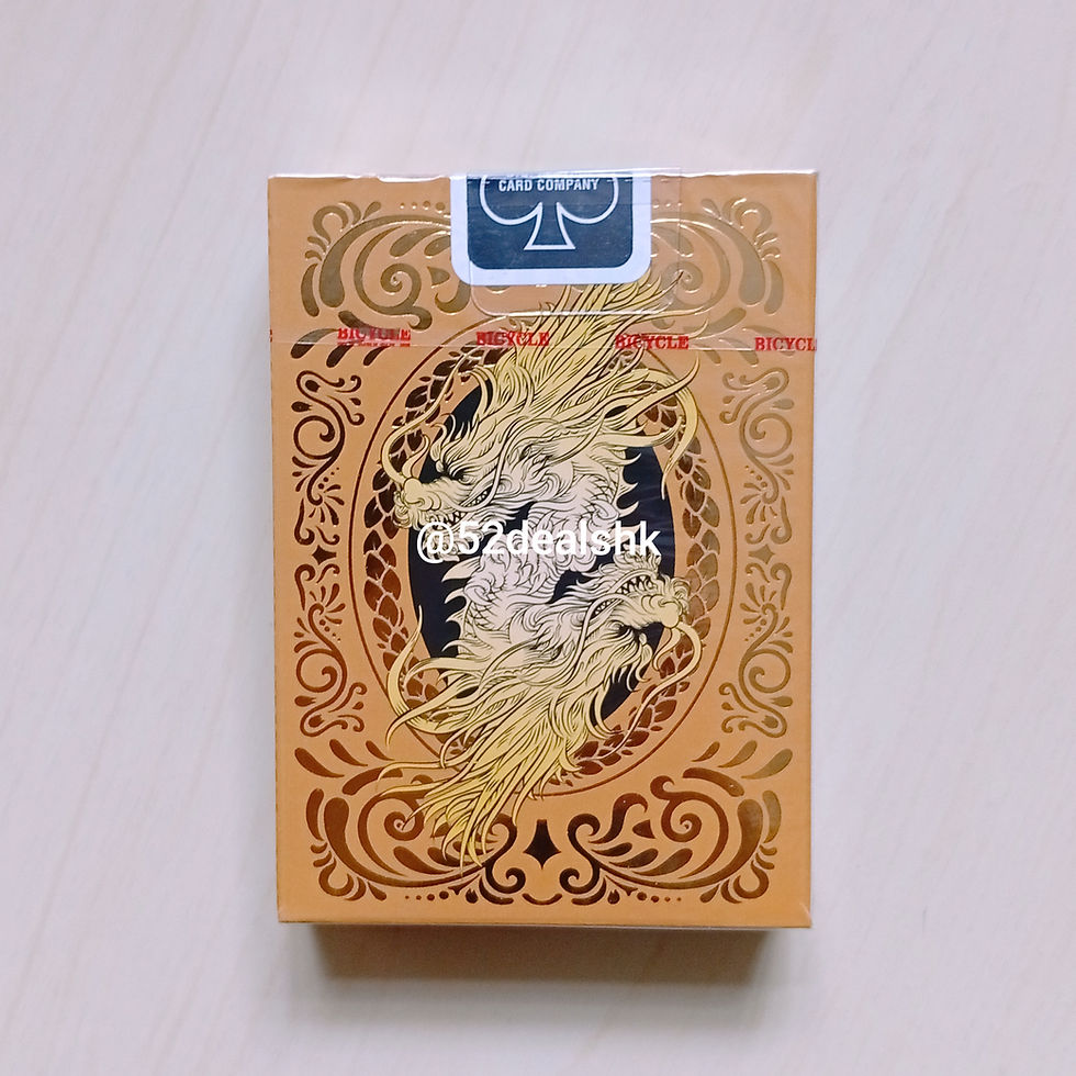 Bicycle Gold Dragon Playing Cards (Bicycle啤牌-金龍撲克牌)