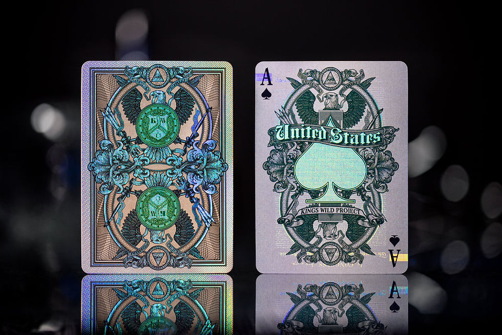 縮圖：Kings Wild Project Legal Tender Edition III Playing Cards (KWP法定貨幣撲克牌啤牌 - 第三版)