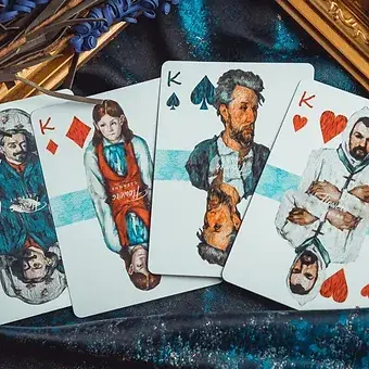 縮圖：Paul Cézanne Rococo Playing Cards-Gilded(美國啤牌-保羅塞尚洛可可撲克牌-燙金版)