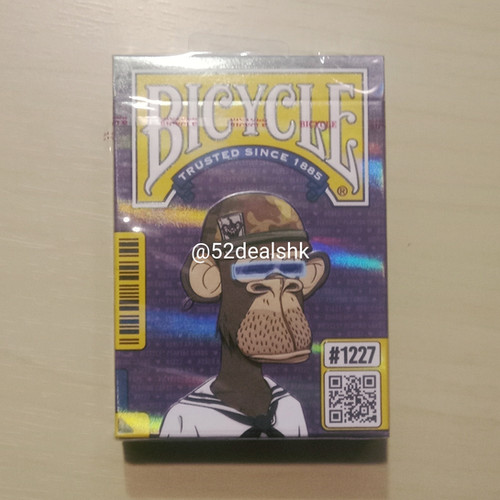 Bicycle Bored Ape #1227 Playing Cards