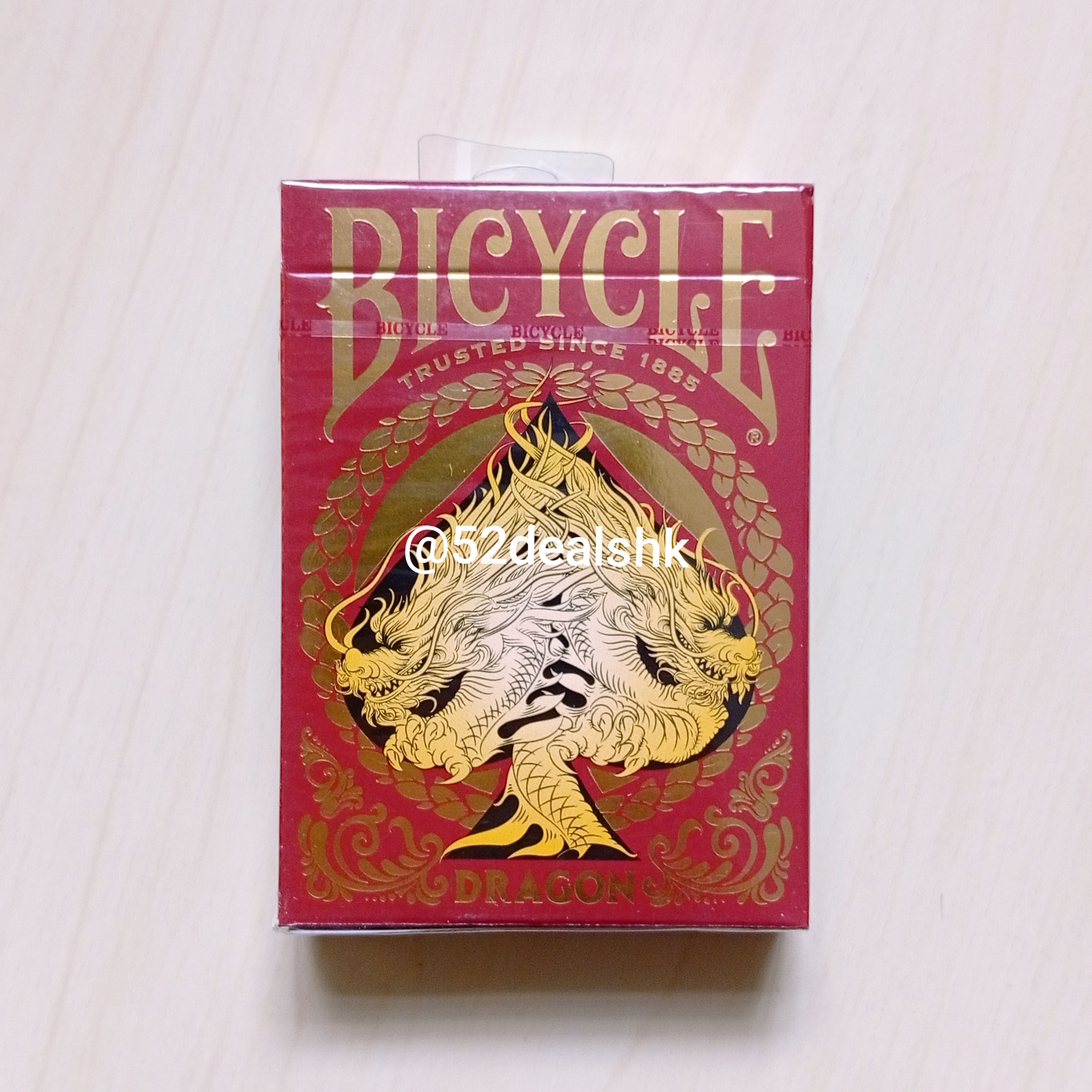 Bicycle Red Dragon Playing Cards (Bicycle啤牌-紅龍撲克牌)