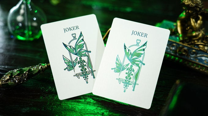 Thumbnail: Morpho Playing Cards - Emerald Green (蝴蝶冷燙啤牌撲克牌-綠色)