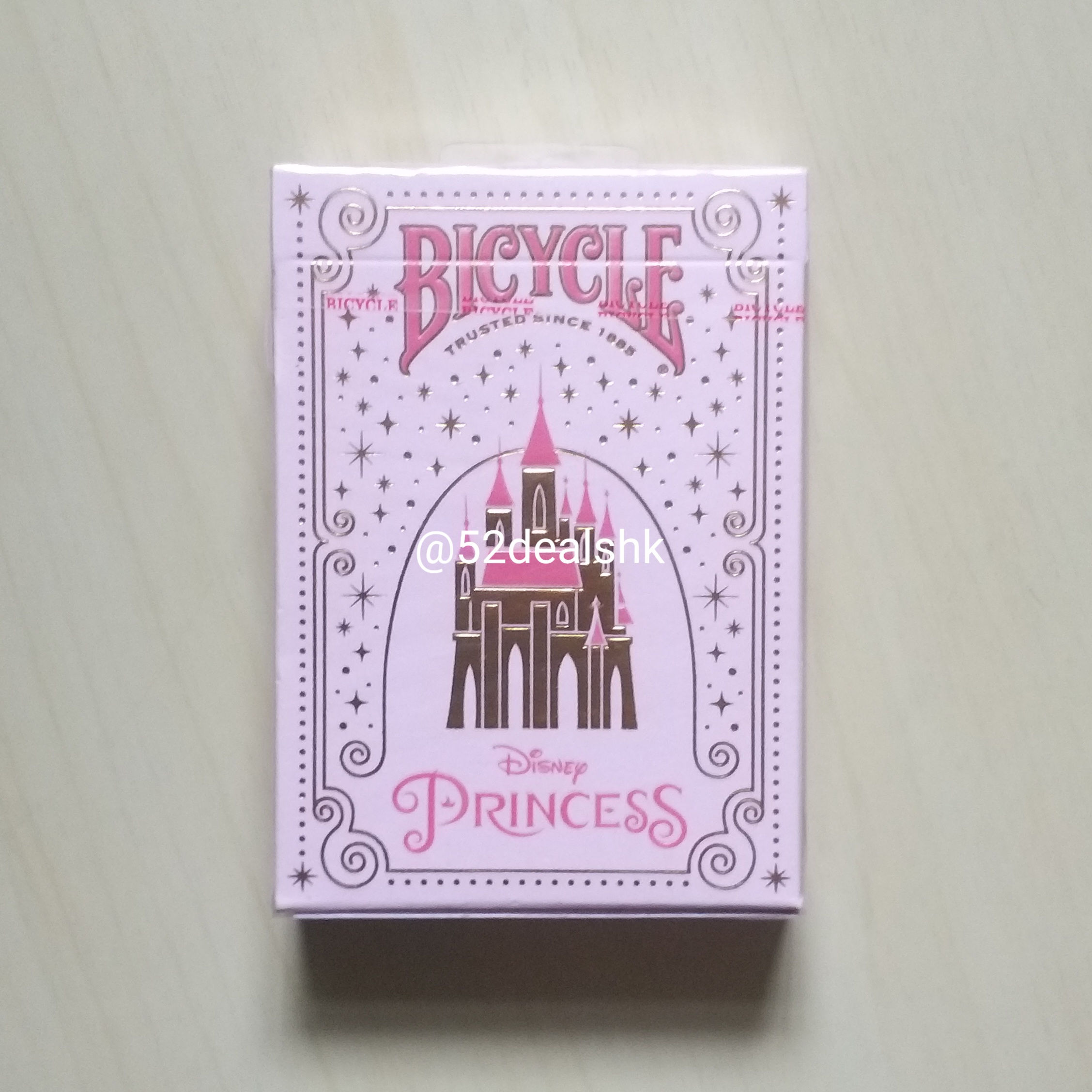 Bicycle Disney Princess Playing Cards - Pink (Bicycle 迪士尼公主撲克牌啤牌 - 粉紅色)