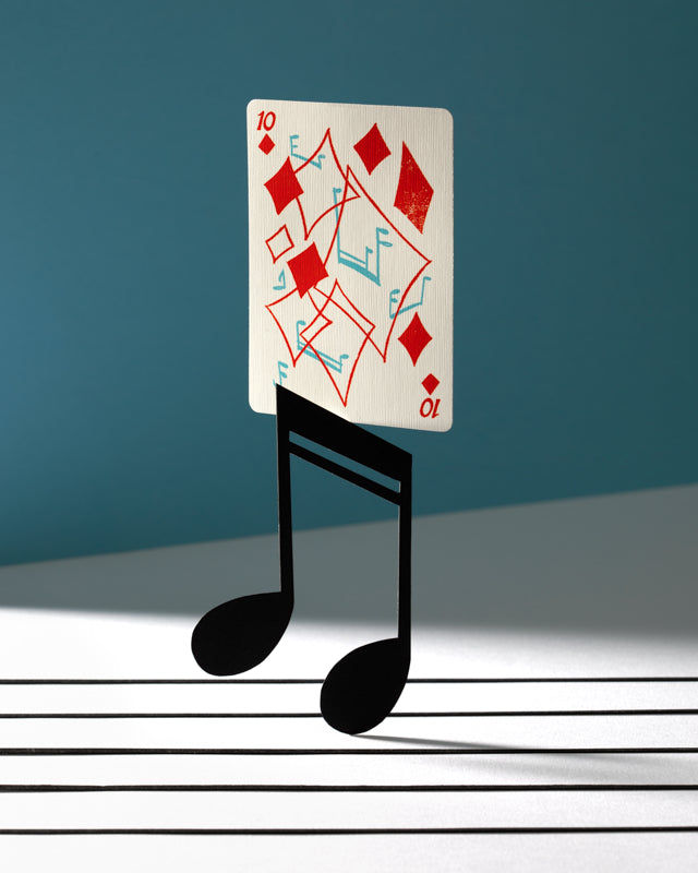 縮圖：Art of Play Tempo Playing Cards (爵士樂節拍撲克牌啤牌)