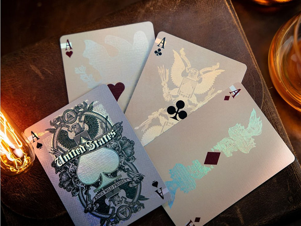 縮圖：Kings Wild Project Legal Tender Edition III Playing Cards (KWP法定貨幣撲克牌啤牌 - 第三版)