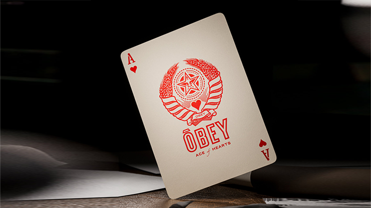 Thumbnail: Theory11 x OBEY Playing Cards - Red (T11 OBEY 正版聯乘潮牌撲克牌 啤牌-紅色)