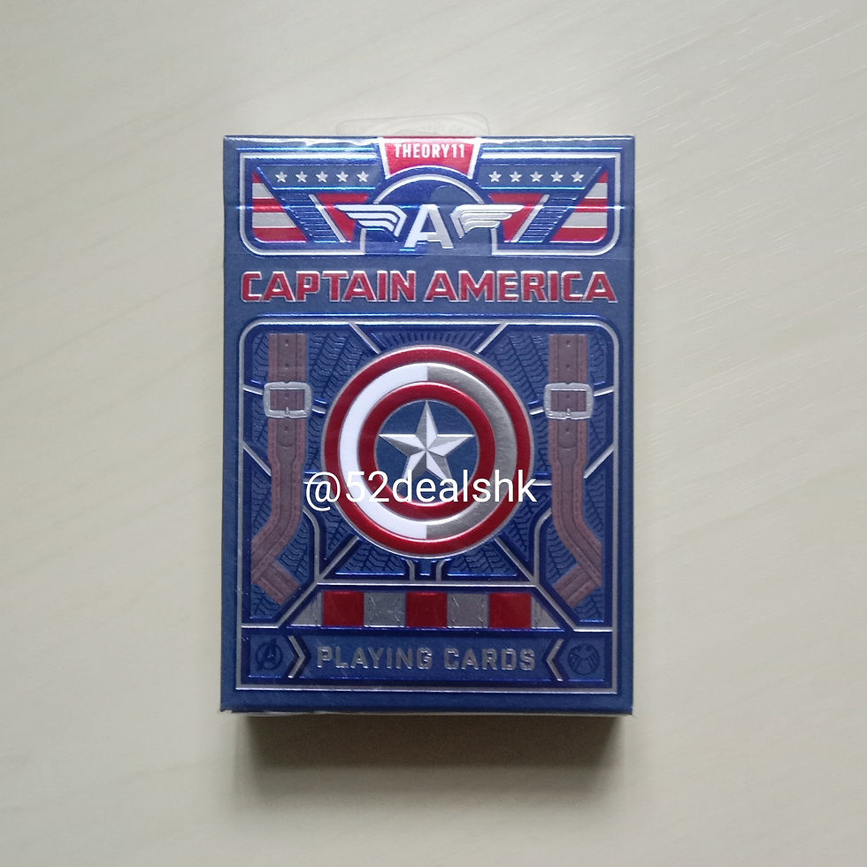 Theory11 Marvel Capital America Playing Cards (T11 美國隊長撲克牌 啤牌)