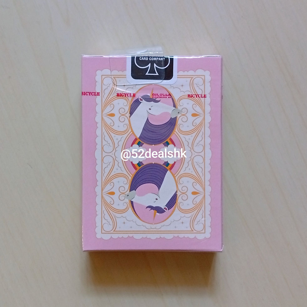 Bicycle Pink Unicorn Playing Cards (Bicycle啤牌-粉紅獨角獸撲克牌)