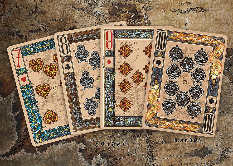 縮圖：Kings Wild Project Lord of the Rings Two Towers Playing Cards (KWP 魔戒雙子塔撲克牌啤牌)