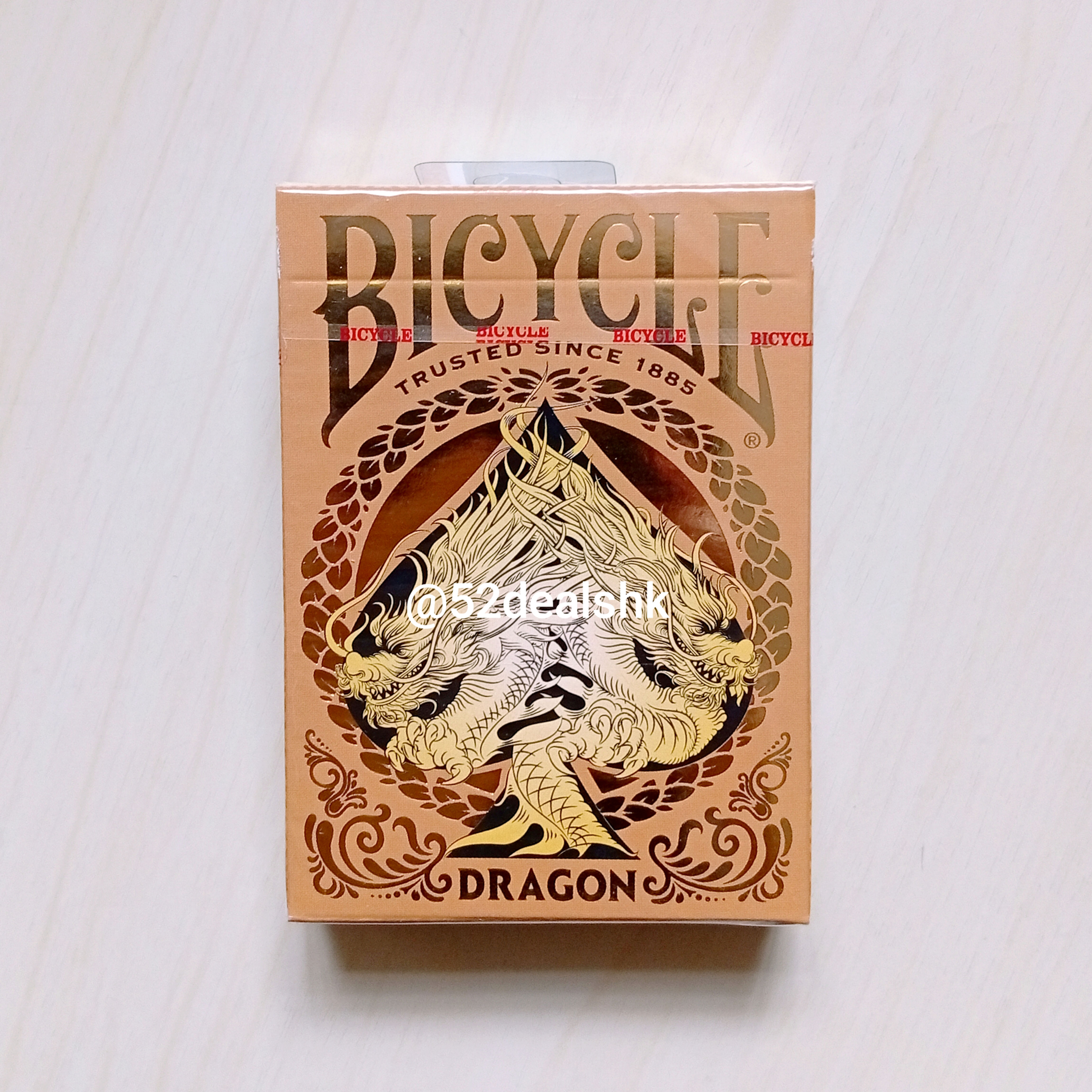 Bicycle Gold Dragon Playing Cards (Bicycle啤牌-金龍撲克牌)